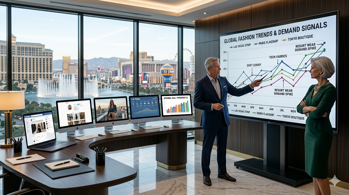 Continuous demand sensing monitors social, search, sell-through, and style signals in real time